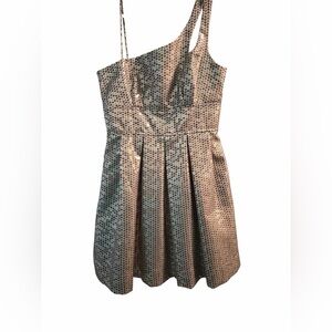 Windsor Black and Silver Patterned Dress